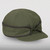 The Moss olive green Field Cap in brushed cotton canvas with functioning earbands.