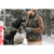 Dog wearing the SK Waxed Cotton Dog Jacket in Treestand camo.