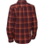 The Weekender Flannel shirt in Mulled Wine back view