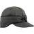 Image of Stormy Kromer Midway Cap: a six-panel wool winter cap with a pulldown lengthened earband that covers your ears and ties in front.