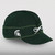 A green cap with the Michigan State logo embroidered on the earband.