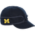 A navy cap with the Michigan "M" logo embroidered on the earband.