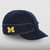 A navy cap with the Michigan "M" logo embroidered on the earband.