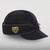 A black cap with the Oakland University logo embroidered on the earband.