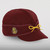 A dark red cap with the UMD logo embroidered on the earband.