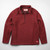 Wool Pullover with a quarterzip in red