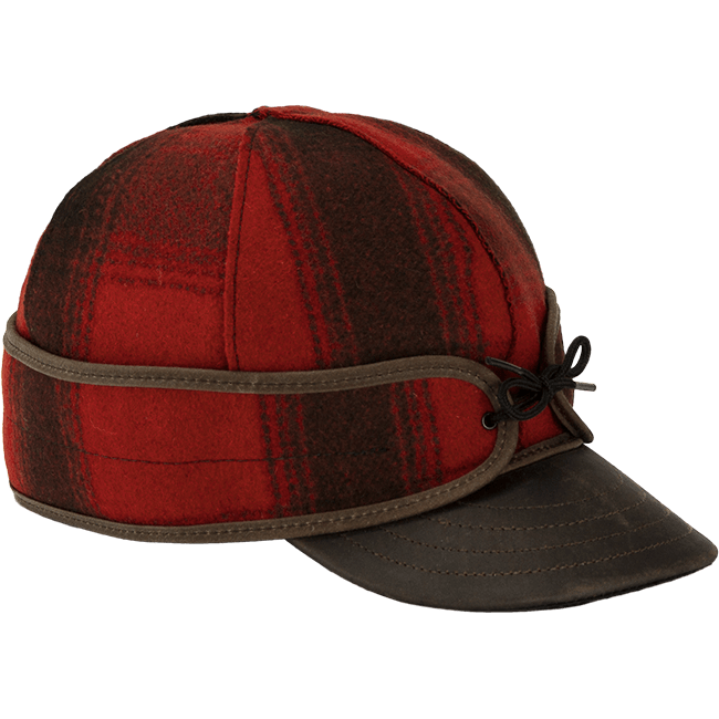 Caps - Trawler - Leather 62 cm Maroon Red