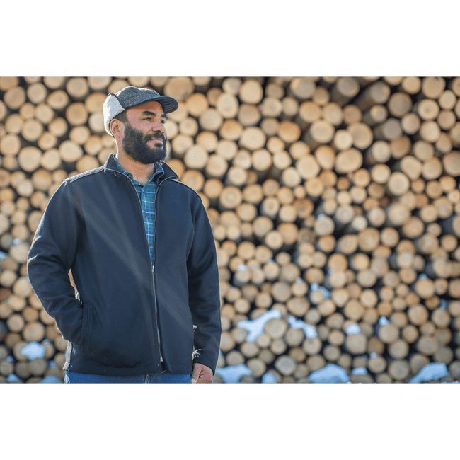 Tweed Leather Bergland Cap | Stormy Kromer®