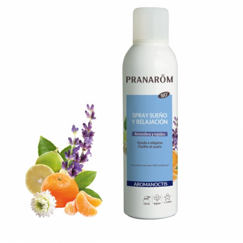 Pranarom aromatic spray sueño y relajación atmósfera y tejidos 150 mL