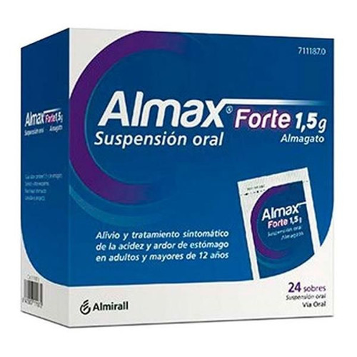 ALMAX FORTE 1,5G 24 SOBRES SUSPENSION ORAL
