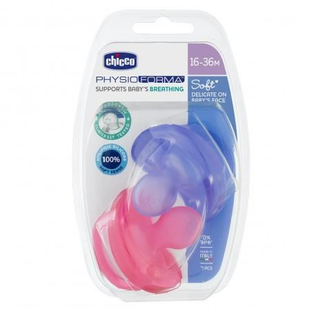 CHUP SILI CHICCO PHYSIO SOFT T.GOMA 16-36m 2 UD