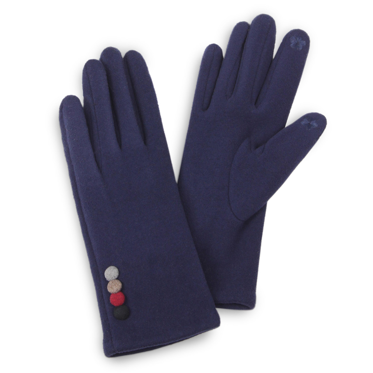 navy touch screen gloves