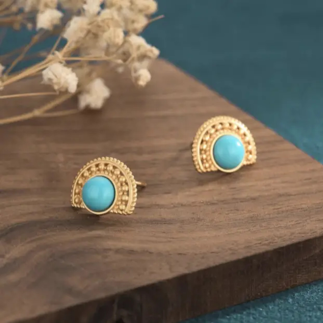 Hanale Turquoise Earrings – SOWELL JEWELRY