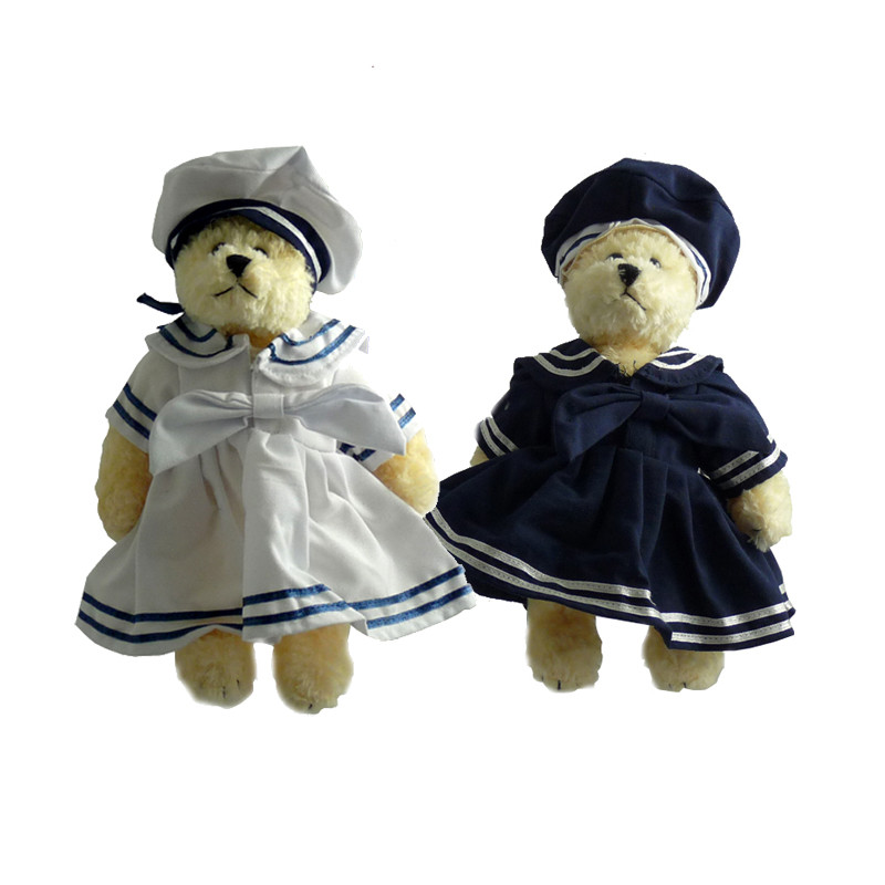 dress blue teddy bear Teddy Bear With Enchanted Forest Dress And Baby main image 1