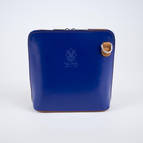 Italian Leather Clutch/Crossbody Bag - Royal Blue NewportStyle.net