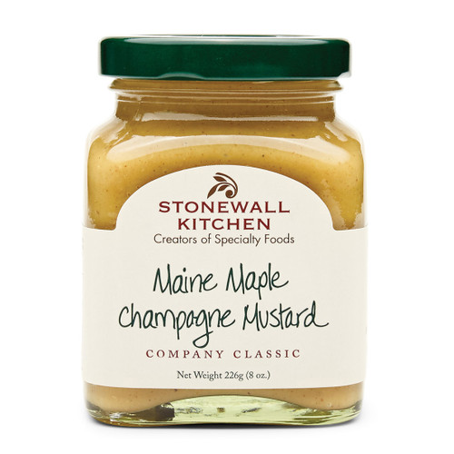 Stonewall Kitchens Maine Maple Champagne Mustard Jar Stonewall Kitchens Maine Maple Champagne Mustard Jar