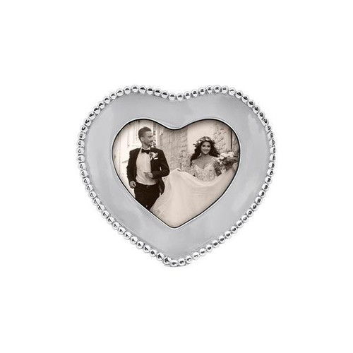 mariposa beaded heart frame