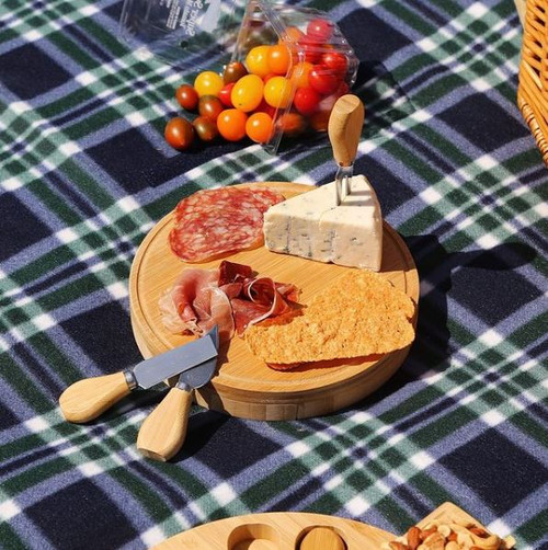 feta cheese board in use