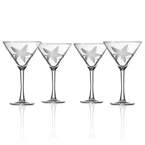 Starfish Martini Glasses - Set of 4 Starfish Martini Glasses - Set of 4