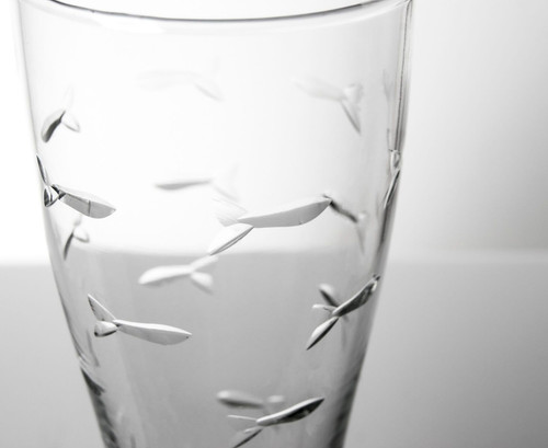 School of Fish Pilsner Glasses - Set of 4 School of Fish Pilsner Glasses - Set of 4