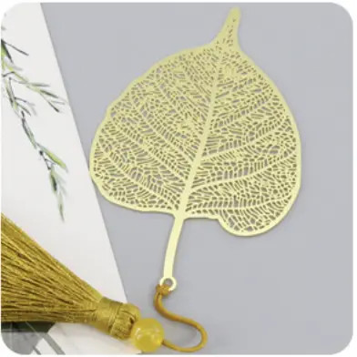 Golden Leaf Bookmark