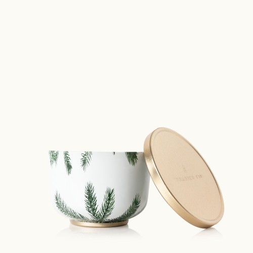 Frasier Fir Gold Tin Candle