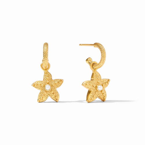 Julie Vos - Sanibel Starfish Pearl Earrings Julie Vos - Sanibel Starfish Pearl Earrings