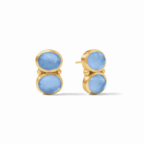 Julie Vos - Honey Bee Duo Chalcedony Earrings Julie Vos - Honey Bee Duo Chalcedony Earrings
