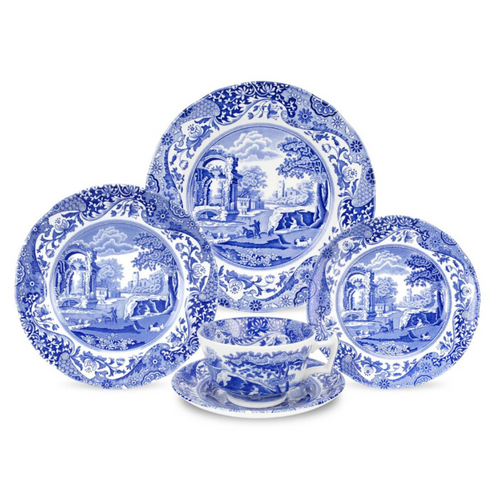Spode Blue Italian 5-piece Place Setting Spode Blue Italian 5-piece Place Setting