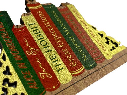 Newport Bookshelf Wooden Ornament Newport Bookshelf Wooden Ornament
