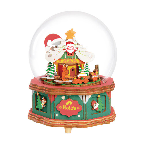 3D Puzzle Kit: Holiday Snow Globe