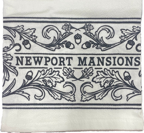 Newport Mansions Scroll Flour Sack Towel