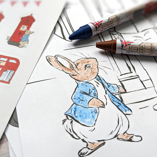 Peter Rabbit Out & About A5 Coloring Set Peter Rabbit Out & About A5 Coloring Set