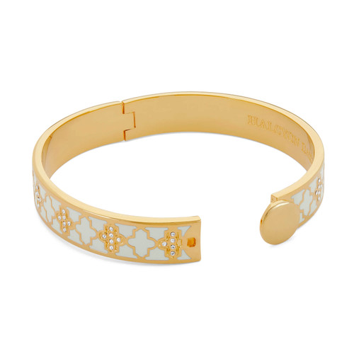 Agama Sparkle Cream & Gold Bangle