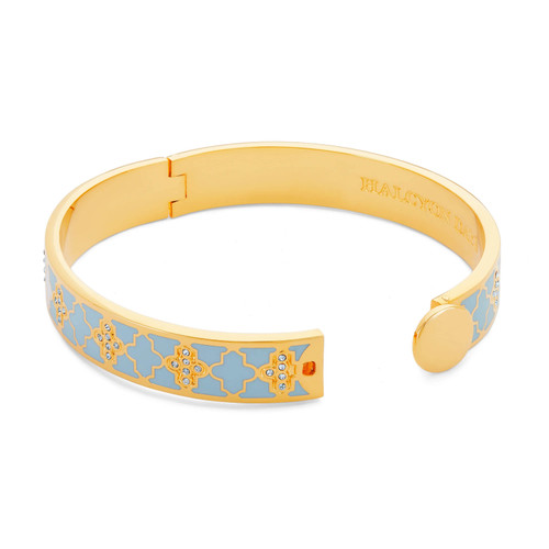 Agama Sparkle Light Blue & Gold Bangle Agama Sparkle Light Blue & Gold Bangle
