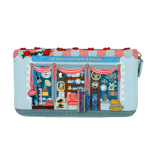 Vendula Vintage Rose Large Ziparound Wallet Vendula Vintage Rose Large Ziparound Wallet