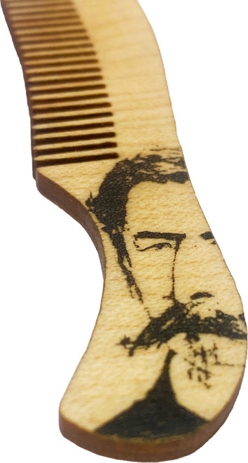 Richard Morris Hunt Wooden Mustache Comb Richard Morris Hunt Wooden Mustache Comb