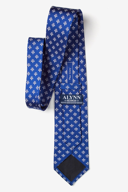 Fleur Crazy - Blue Silk Necktie
