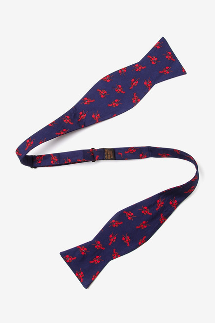 Lobsters - Navy Silk Bow Tie Lobsters - Navy Silk Bow Tie