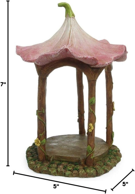 Flower Top Gazebo - Miniature Resin Figurine Flower Top Gazebo - Miniature Resin Figurine