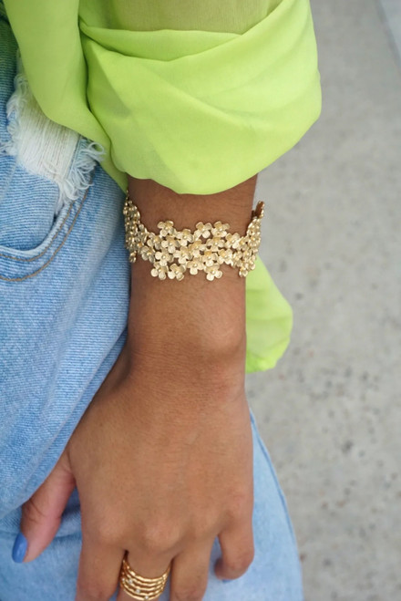 18K Gold Vermeil Blossom Cuff 18K Gold Vermeil Blossom Cuff
