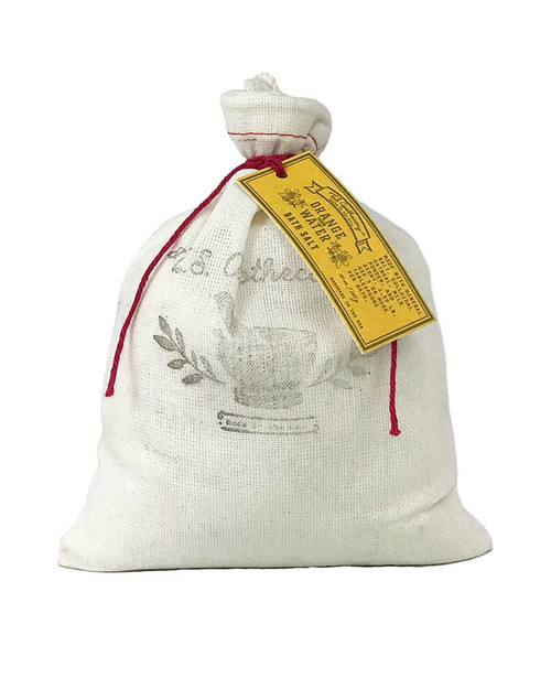 Orange Water Bath Salt Bag
