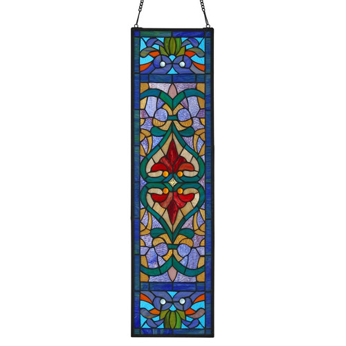 Lani Victorian Stained Glass Window Panel Lani Victorian Stained Glass Window Panel