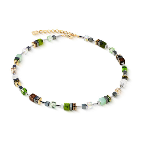 Nephrite Precious Motion GeoCUBE Necklace Nephrite Precious Motion GeoCUBE Necklace