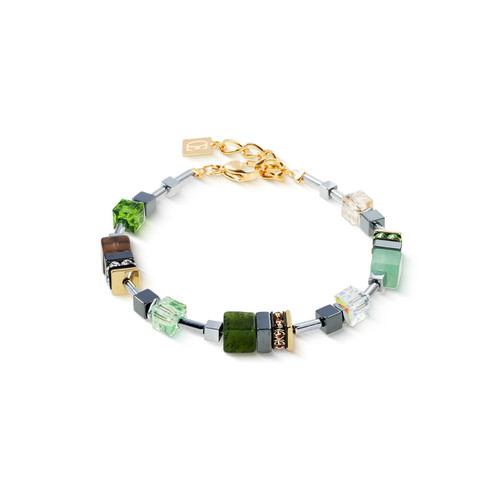 Nephrite Precious Motion GeoCUBE Bracelet