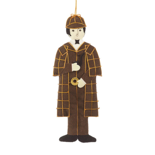 Sherlock Holmes Embroidered Ornament