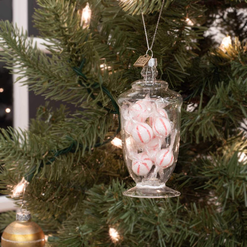 Peppermint Candy Jar Ornament