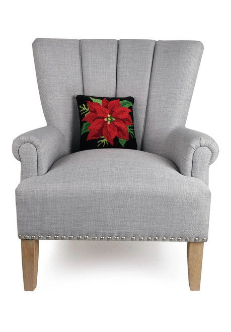 Poinsettia Hook Pillow Poinsettia Hook Pillow
