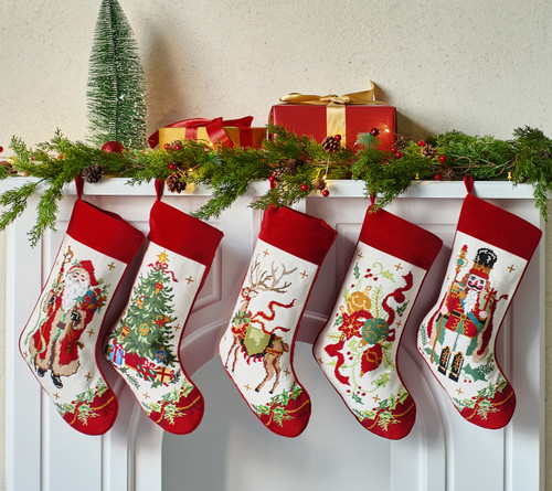 Embroidered Ornaments Stocking