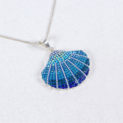 Ocean's Cry Seashell Pendant Necklace